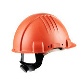 3M™ Veiligheidshelm voor hoge temperaturen,ratelverstelling - zonder ventilatie - 1000 V diëlektrisch - leren zweetband - oranje - G3501M-OR | Voordeelpallet a 160 stuks