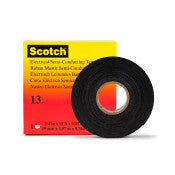 Scotch® 13 Ethyleen-Propyleen-Rubber-Band - zelffuserend - halfgeleidend - Zwart - 19 mm x 4,5 m - 0,76 mm | 1 Overdoos van 50 Rol
