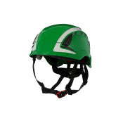3M™ SecureFit™ X5000 Veiligheidshelm - geventileerd - reflecterend - CE - groen - X5004V-CE | 1 Overdoos van 4 Stuk