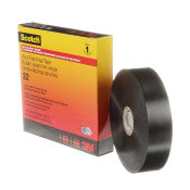 Scotch® 22 Vinyl Electro-Isolatieband - Zwart - 25 mm x 33 m - 0,25 mm | 1 Overdoos van 48 Stuk