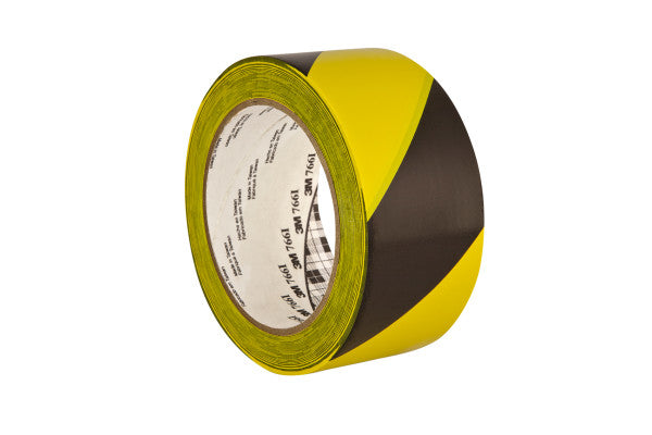 3M™ Waarschuwingsmarkeringtape 766i, Zwart/Geel, 50 mm x 33 m