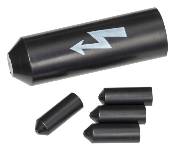 3M™ SKE S/1+2 Spanningsbestendige Warmtekrimpeindkap, Zwart, 4x 10 - 25 mm²