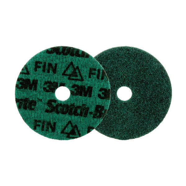 Scotch-Brite™ Precision Surface Conditioning-schijf, PN-DH, fijn, 100 mm x 16 mm, 25/binnenverpakking, 100 stuks/doos