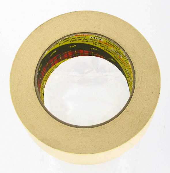 Scotch® Masking Tape met lage hechting 1104, Beige, 48 mm x 50 m, 0.155 mm