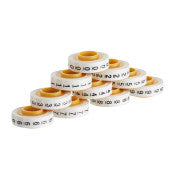 3M™ ScotchCode™ SDR-0/9 Kabelmarkering Navulrollen - Nummer 0-9 - 10x Retailverpakking | Voordeelpallet a 87100 stuks