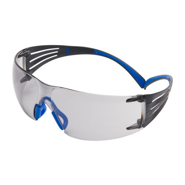 3M™ SecureFit™ 400 Veiligheidsbril, blauw/grijs montuur, Scotchgard™ condenswerende en krasbestendige coating (K&N), grijze lenzen voor binnen en buiten, SF407SGAF-BLU-EU
