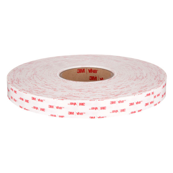 3M™ VHB™ Tape 4930P, Wit, 6 mm x 33 m, 0.6 mm, papieren rug