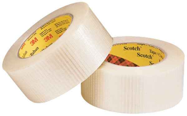 Scotch® Kruisgeweven Vezelversterkte Tape 8959, Transparant, 25 mm x 50 m, 0.15 mm