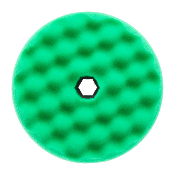 3M™ Perfect-It™ Foam Compoundpads, snelkoppelsysteem, groen, geprofileerd, 150 mm, 50962