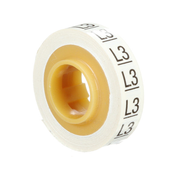 3M™ ScotchCode™ SDR-L3 Kabelmarkering Navulrollen, Symbool "L3", 10x Retailverpakking