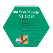 3M™ Hersluitbare Lus en Haak Klittenband SJ352D - Zwart - 25 mm x 5 m - 4.4 mm - Dispenserdoos | 1 stuks