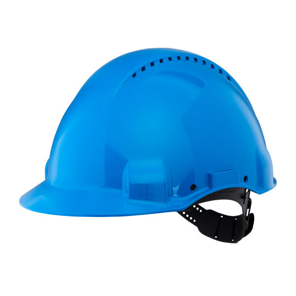3M™ Veiligheidshelm, Uvicator, pinlock, ventilatie, kunststof zweetband, blauw, G3000CUV-BB