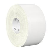 3M™ Duurzame vloermarkeringstape 971 - Wit - 101.6 mm x 33 m - 0.43 mm - individueel ingepakt - handig verpakt | 1 Overdoos van 3 Rol