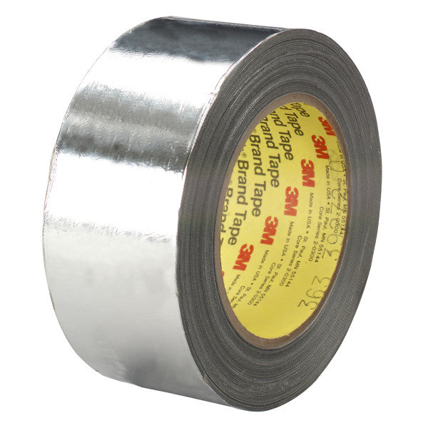 3M™ Warmte Reflecterende Tape 363, Zilver, 12 mm x 33 m, 0.19 mm