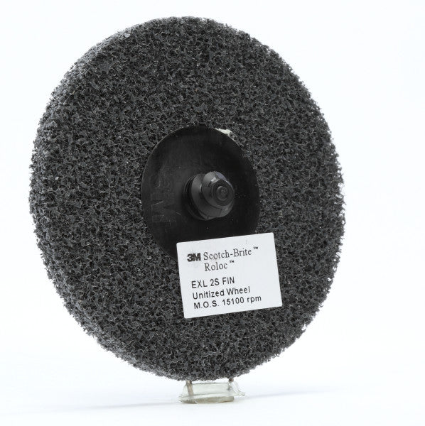 Scotch-Brite™ Roloc™ EXL Unitised Wiel XL-DR, 76 mm x 6 mm, 2S FIN