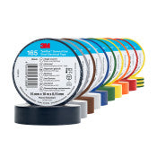 3M™ Temflex™ Vinyl isolatietape 165 - Veelkleurig - 15 mm x 10 m | Voordeelpallet a 1080 stuks