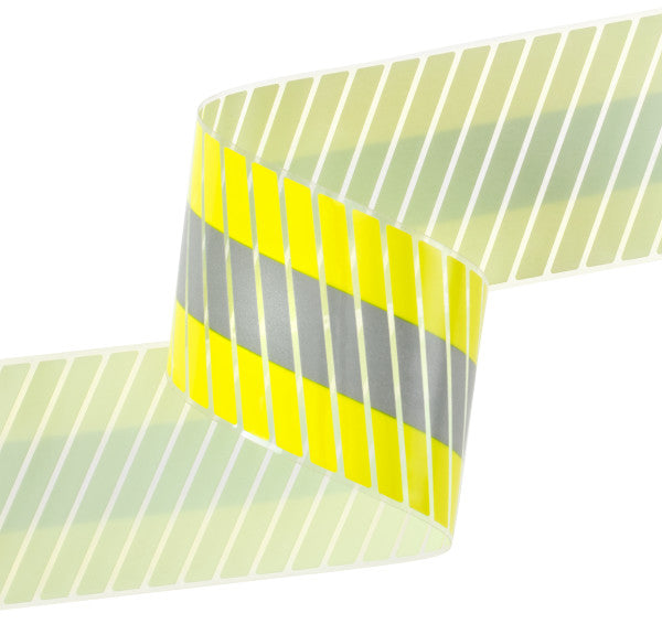 3M™ Scotchlite™ Gesegmenteerde reflecterende transferfolie 5637, geel-zilver-geel, 50.8 mm x 100 m