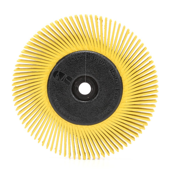Scotch-Brite™ Radial Bristle Brush BB-ZB met adapter, Type A, 152 mm x 12,7 mm x 25,4 mm, P80