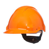 3M™ Veiligheidshelm - Uvicator - pinlock - ventilatie - leren zweetband - oranje - G3000DUV-OR | Voordeelpallet a 160 stuks