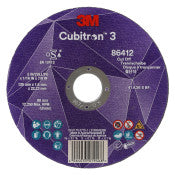 3M™ Cubitron™ 3 doorslijpschijf - 86412 - 36+ - T41 - 125 mm x 1,6 mm x 22,23 mm - EN - 25/verpakking - 50 stuks/doos | Voordeelpallet a 1200 stuks