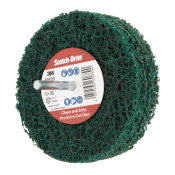 Scotch-Brite™ Clean and Strip Schijf XT-ZS Pro Extra Cut op stift - 100 mm x 13 mm x 6 mm - A XCRS | 1 Doos van 1 Stuk