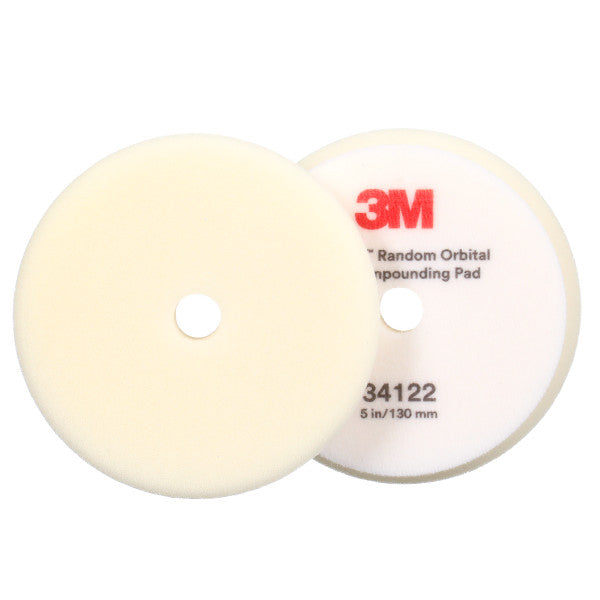 3M™ Perfect-It™ Excentrische schuimcompoundpad, wit, 130 mm, 34122