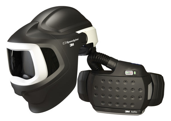3M™ Adflo™ Motoraangedreven ademhalingssysteem met 3M™ Speedglas™ 9100 MP lashelm, zonder lasfilter, inclusief tas, 577700