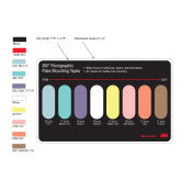 3M™ Flexografische plaatmontagetapes Demo Board (not for sale) - 1 per case | 1 stuks