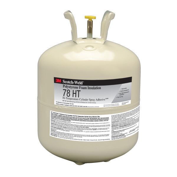 3M™ Hoge Temperatuur Polystyreen Isolatie Spuitlijm 78HT, Blauw, 12.4 kg, Cilinder