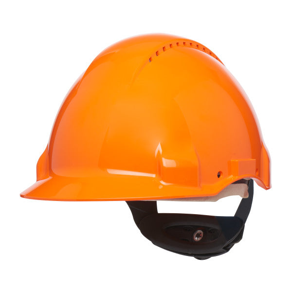 3M™ Veiligheidshelm, Uvicator, pinlock, ventilatie, leren zweetband, oranje, G3000DUV-OR