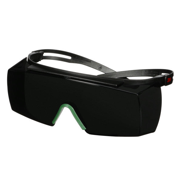 3M™ SecureFit™ 3700 Overzetbril, zwarte veren, krasbestendige, IR 5.0 grijze lens, SF3750AS-BLK, 20/doos