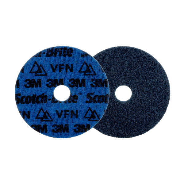 Scotch-Brite™ Precision Surface Conditioning-schijf, PN-DH, zeer fijn, 125 mm x 22.23 mm, 25/binnenverpakking, 100 stuks/doos