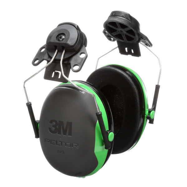 3M™ PELTOR™ Gehoorkappen,  groen, helmbevestiging, X1P3