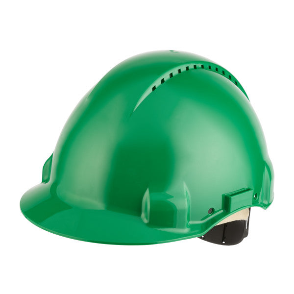 3M™ Veiligheidshelm, Uvicator, pinlock, ventilatie, leren zweetband, groen, G3000DUV-GP