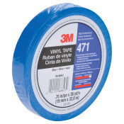 3M™ Vinyl Tape 471 - Blauw - 9 mm x 33 m - 0.14 mm - Individueel verpakt | 1 stuks