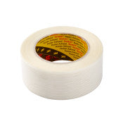 Scotch® Vezelversterkte Tape voor Algemeen Gebruik 8956 - Wit - 50 mm x 50 m - 0.12 mm | 1 Overdoos van 12 Rol