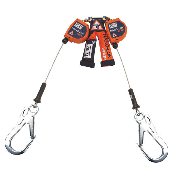 3M™ DBI-SALA® Nano-Lok™ Edge zelfintrekbare lijn, dubbele lijn, kabel, 2,5 m, 3500241