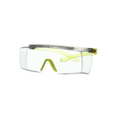 3M™ SecureFit™ 3700 Overzetbril - limegroene veren - Scotchgard™ anticondens (K&N) - heldere lens - SF3701SGAF-GRN-EU - 20/doos | 1 Overdoos van 20 Stuk