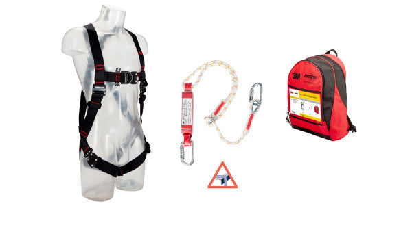 3M™ Protecta® Valbeveiligingsset voor hoogwerkers, harnas, 1,8 m vallijn, rugzak, 1150509