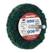 Scotch-Brite™ Clean and Strip Schijf XT-ZS Pro Extra Cut op stift - 75 mm x 13 mm x 6 mm - A XCRS | 1 Doos van 1 Stuk