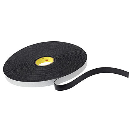 3M™ Vinyl Foam Tape 4718, Zwart, 25 mm x 33 m