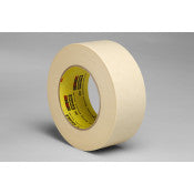 Scotch® Crêpe Afplaktape 202 - Lichtbruin - 50 mm x 50 m - 0.17 mm | 1 Overdoos van 9 Rol