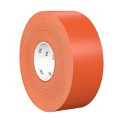3M™ Duurzame vloermarkeringstape 971 - Oranje - 76.2 mm x 33 m - 0.43 mm - individueel ingepakt - handig verpakt | 1 Overdoos van 4 Rol