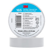 3M™ Temflex™ Vinyl isolatietape 165 - Wit - 19 mm x 20 m | Voordeelpallet a 6000 stuks
