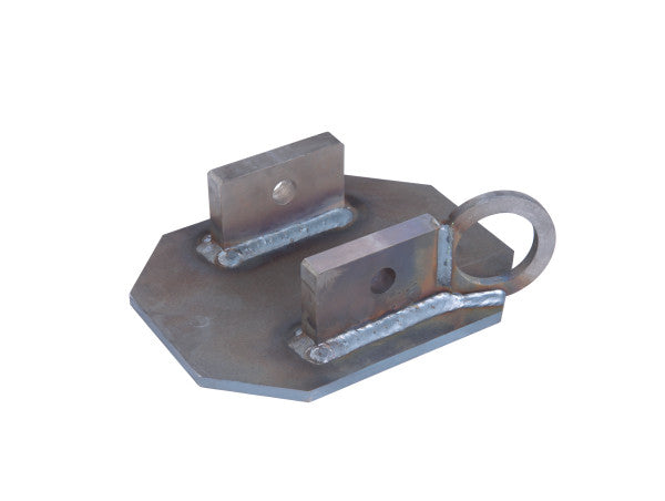 3M™ DBI-SALA® Postbasis voor valbeveiliging met permanent gelast uni-anker met koppelpunt, roestvast staal, 25 x 20 cm, 8517415