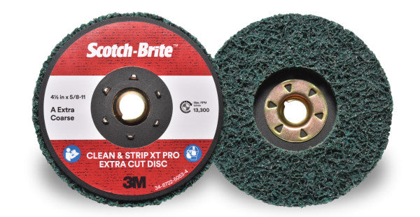 Scotch-Brite™ Clean and Strip Schijf XT-DB Pro Extra Cut, 115 mm x 22 mm, A XCRS