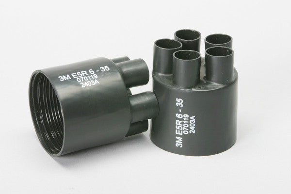 3M™ SKE-E5R 06-35 Warmtekrimpspruitstuk, Zwart, 5x 6 - 70 mm²