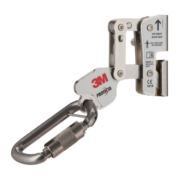 3M™ Protecta® Cabloc™ Verticaal veiligheidssysteem kabeltraveller, roestvast stalen karabijnhaak, 6180201