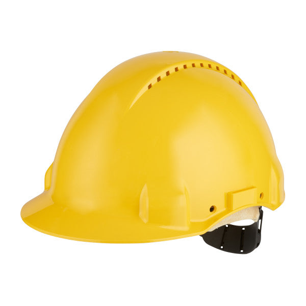 3M™ Veiligheidshelm, Uvicator, pinlock, ventilatie, leren zweetband, geel, G3000DUV-GU