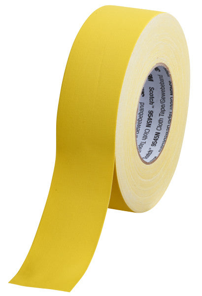 Scotch® 9545N Geïmpregneerde Textieltape, Geel, 50 mm x 50 m, 0,3 mm